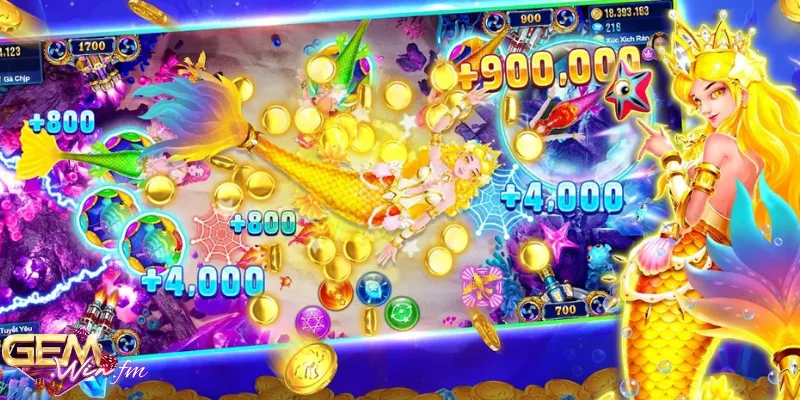 săn cá tại Gemwin